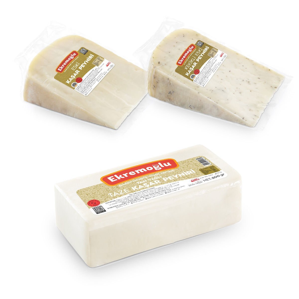 Çeşit Çeşit Kaşar Peyniri 1.300 GR