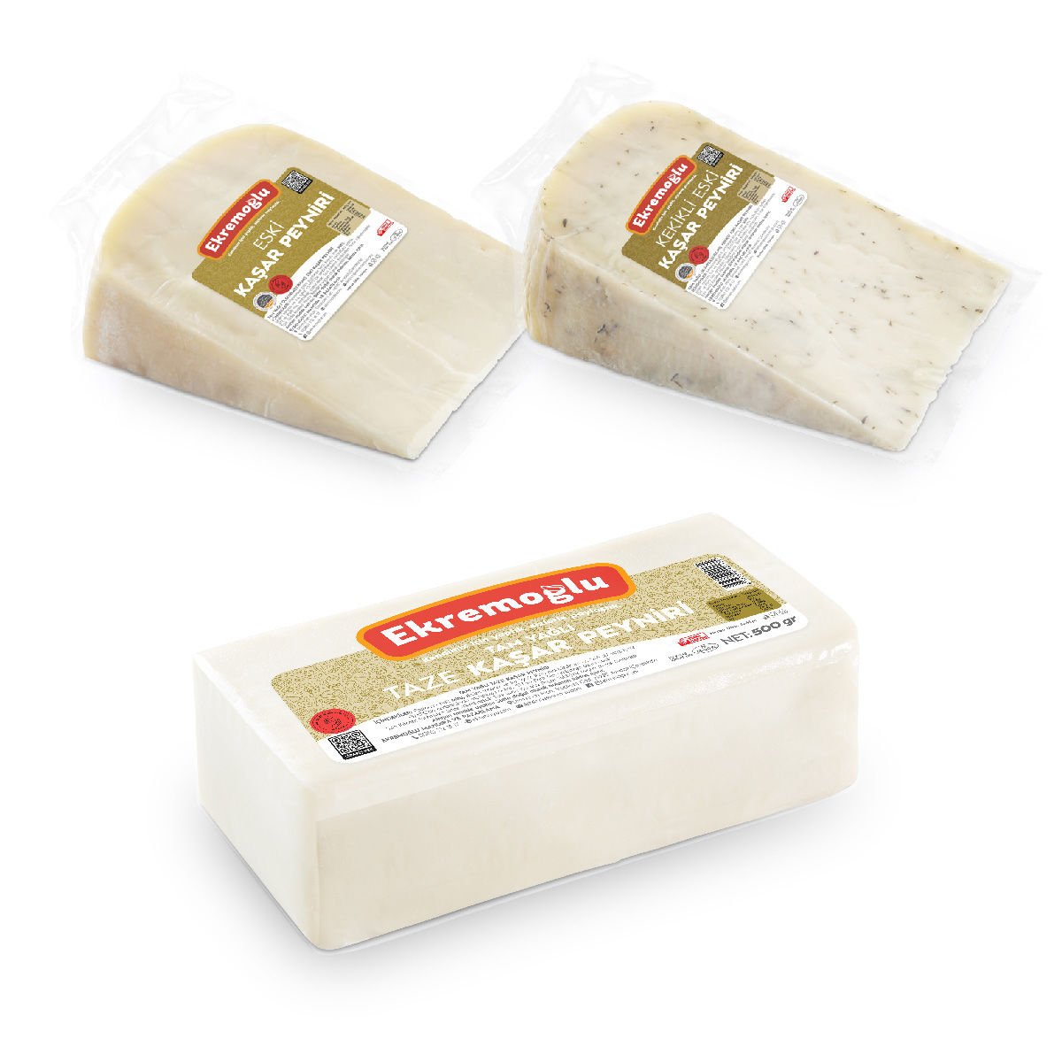 Çeşit Çeşit Kaşar Peyniri 1.300 GR