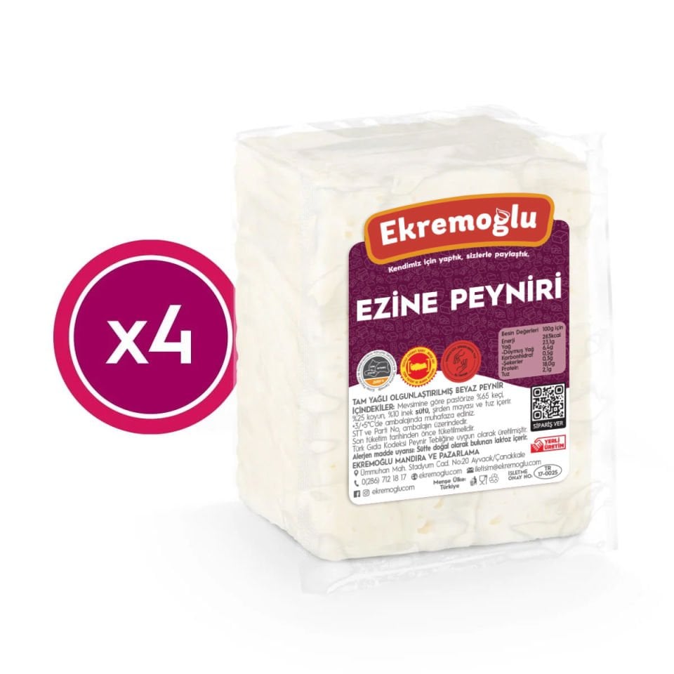 Çok Çok Ezine Keçi Peyniri 4'lü 2.600 GR