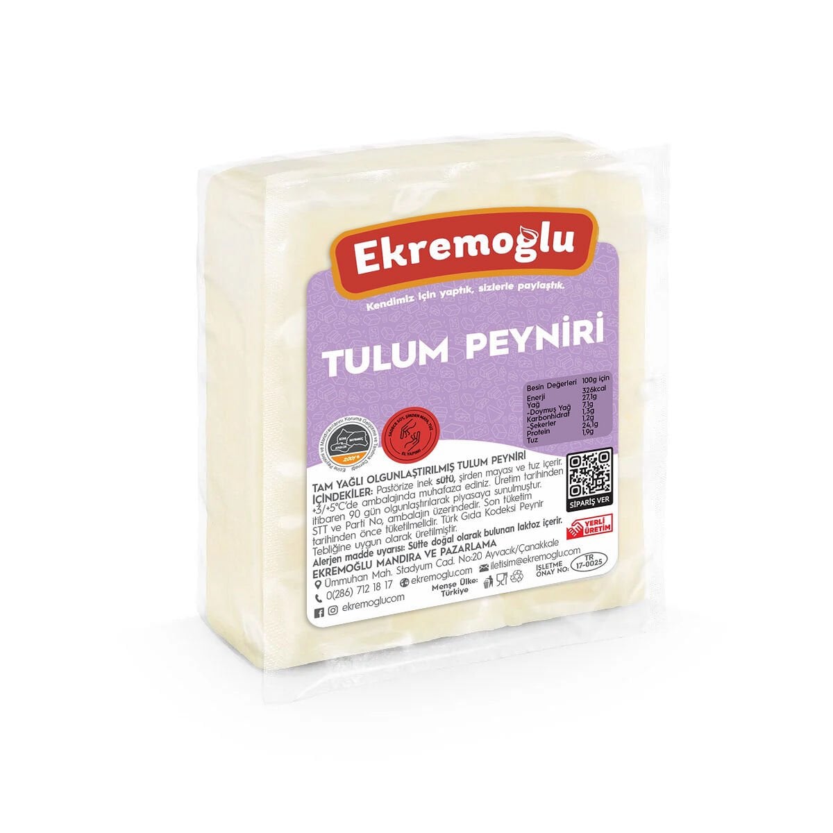 Bergama Tulum Peyniri 500 GR