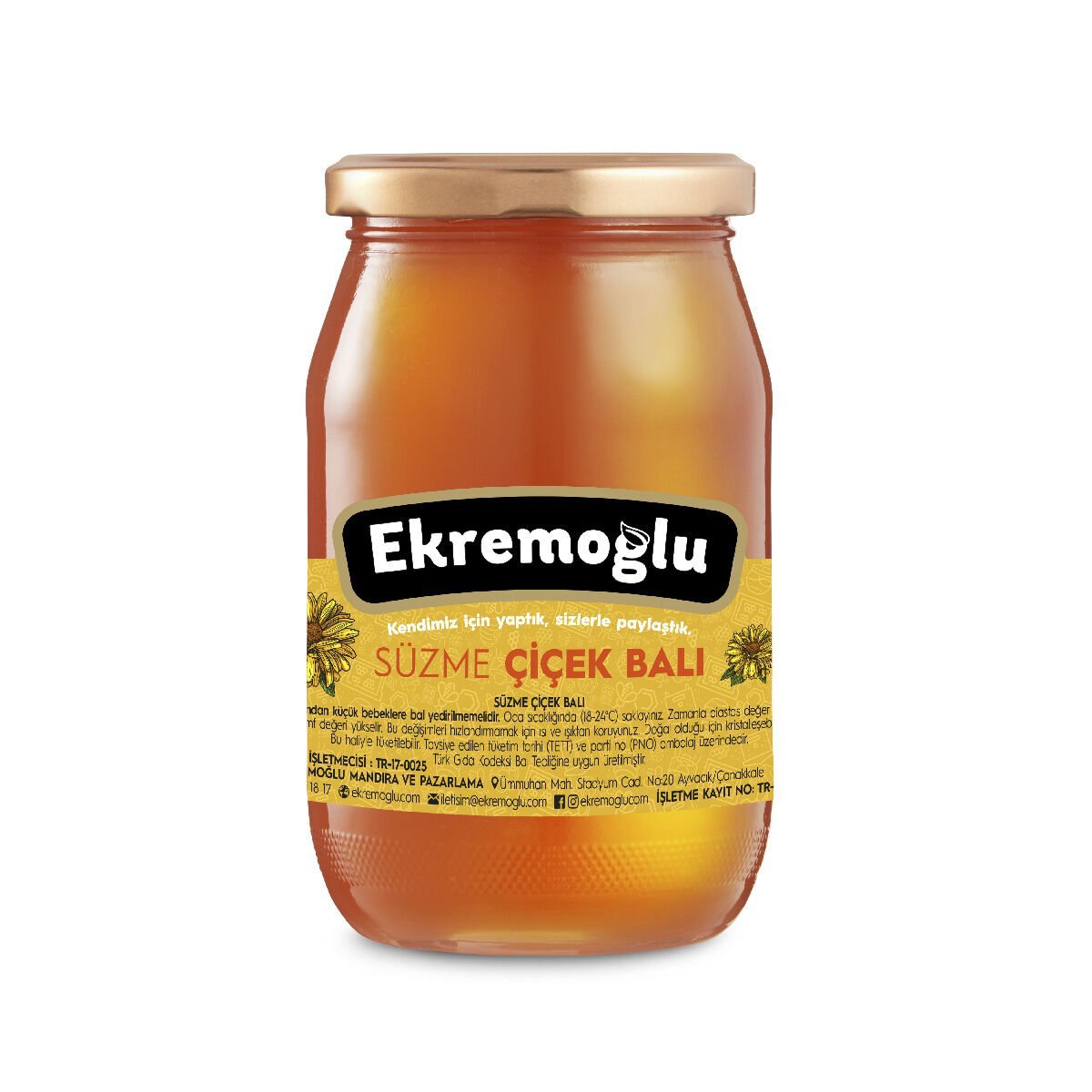 Süzme Çiçek Balı 450 gr