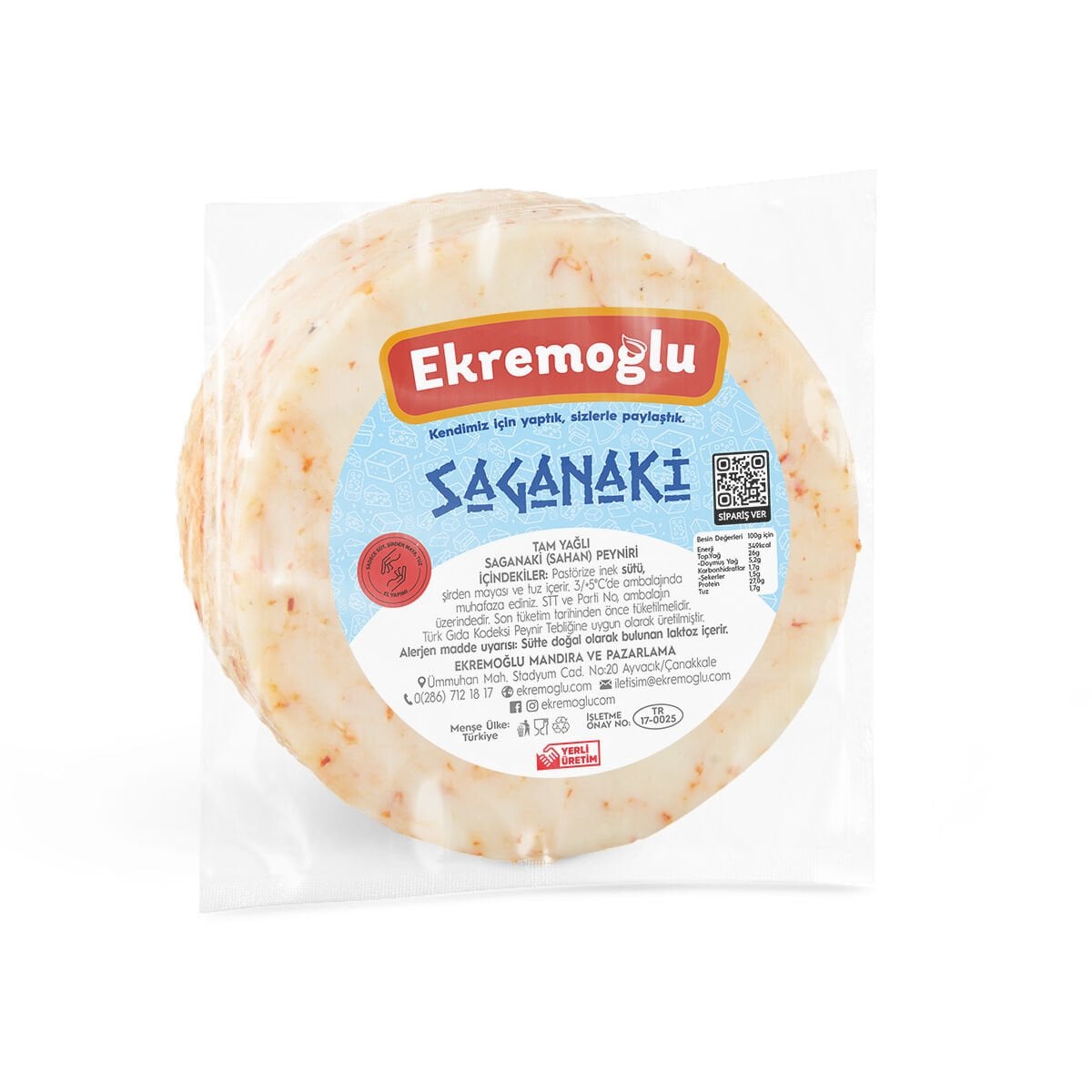 Biberli Saganaki Peyniri 400gr